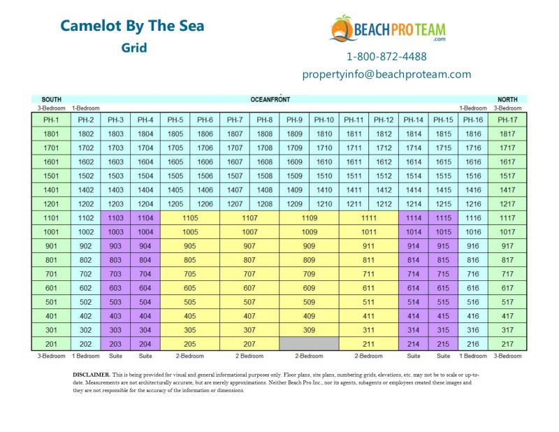 Camelot By The Sea Grid